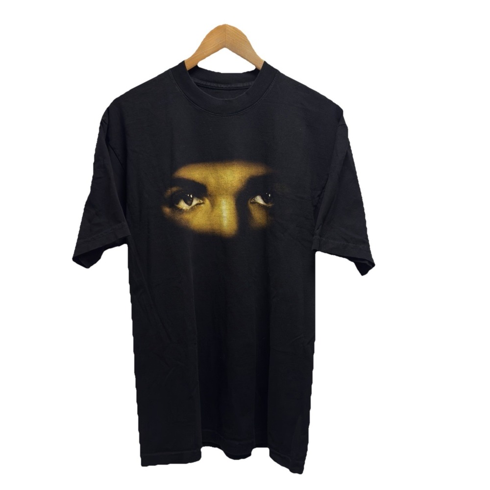 Drake Merch It's All A Blur 2023 Tour IAAB Face Eyes Rap Concert T-Shirt Medium